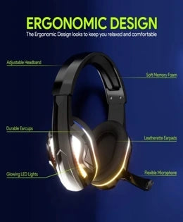 Audífonos Gamer multiplataforma - micrófono integrado