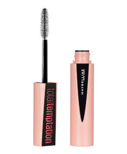 Maybelline New York Total Temptation Máscara lavable, muy negra, 0.27 onzas líquidas