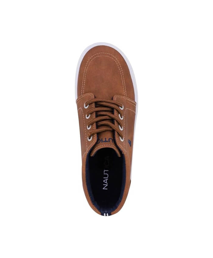 Nautica Vestido para niños, zapatos casuales con cordones, zapatos deportivos
