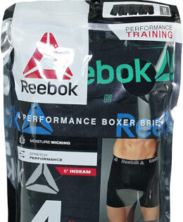 Reebok Performance Boxer - Calzoncillos para hombre (4 unidades)