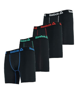 Reebok Performance Boxer - Calzoncillos para hombre (4 unidades)