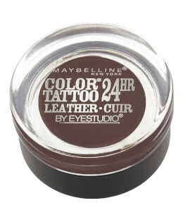 Sombra de ojos en crema de 24 horas de Maybelline New York Eye Studio, color tatto metal, Chocolate gamuza