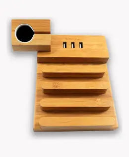 Soporte para Carga 3 disposivos con espacio AppleWatch