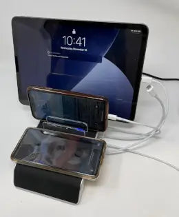 CARGADOR INALÁMBRICO DE 5 PUERTOS QI