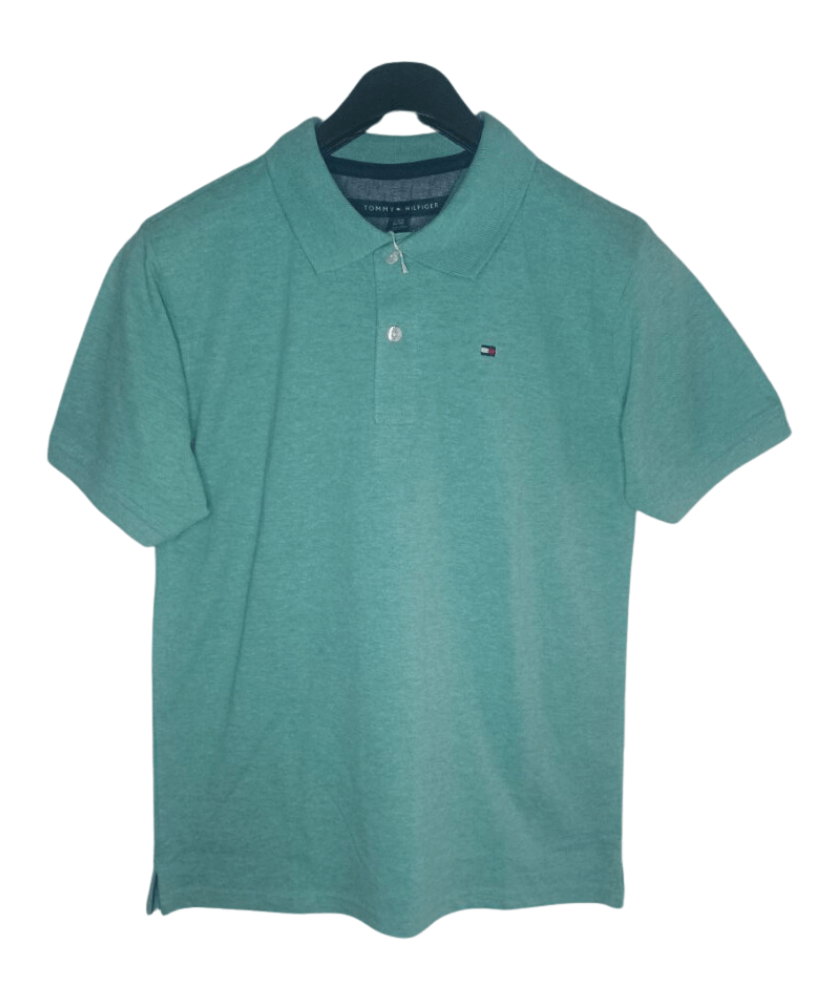 CAMISETA TIPO POLO TOMMY HILFIGER COLOR VERDE Green Container