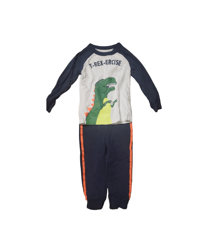 Conjunto de dos piezas Carters Niños Pequeños T-Rex/Dinosaurios