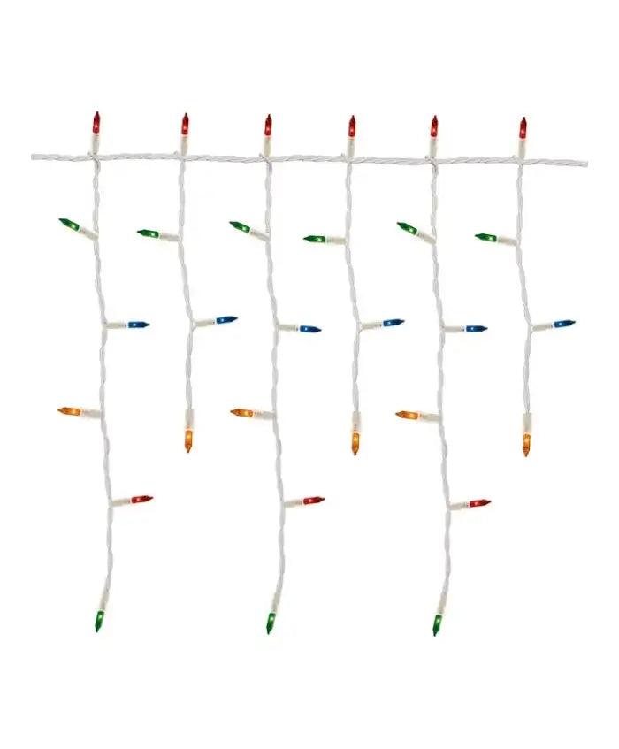Holiday Time 300-Count Multicolor Icicle Christmas Lights